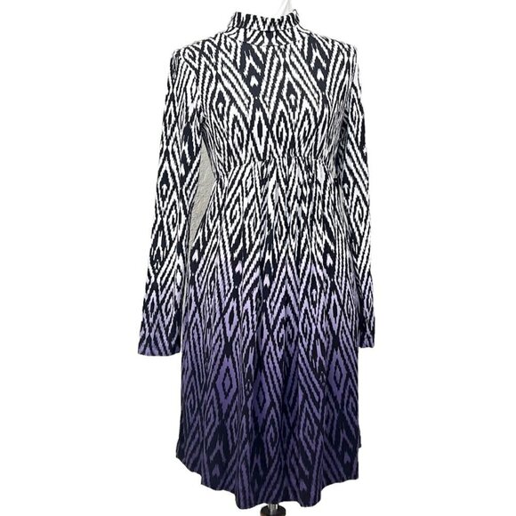 Tart Collections Dresses & Skirts - Tart Collection Mock Neck Geometric Print Dress – Size M